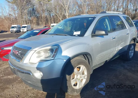 2012 GMC Acadia Sle z USA, uszkodzony, nr VIN 1GKKVPED1CJ128779